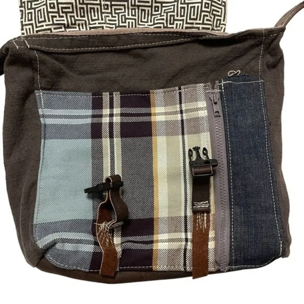 Crooked Bag unique boho hippie hobo handcrafted eco-friendly messenger bag